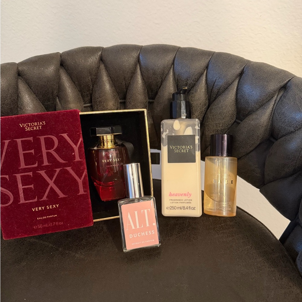 Victoria's Secret Very Sexy perfume & Heavenly lotion, ALT duchess bundle
